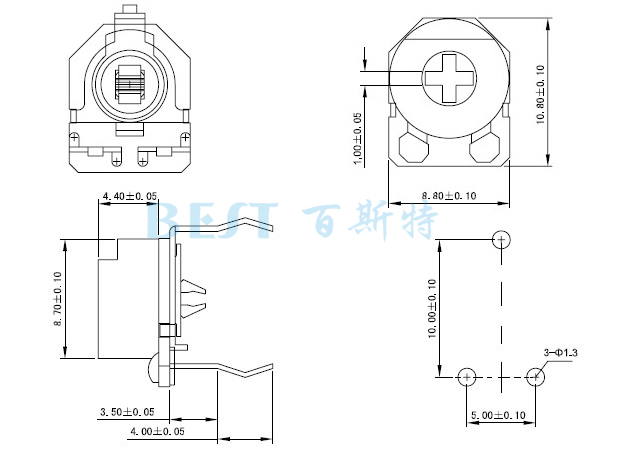 陶瓷可调电阻RM085G-V3